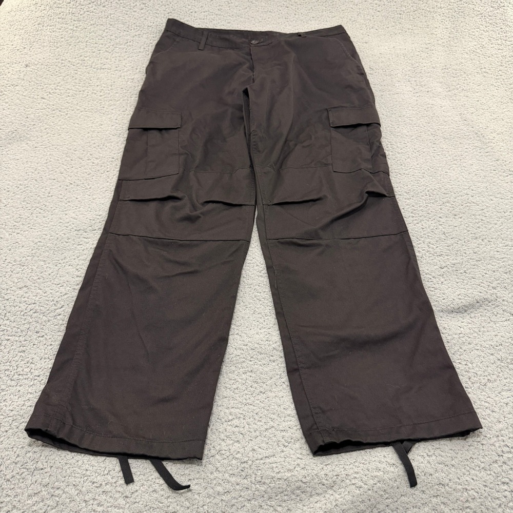Rothco BDU Cargo Pants Mens 36x31 Large Regular Black Tactical Military Workwear